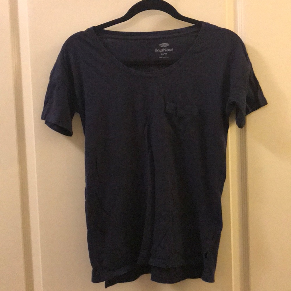 Navy Boyfriend Tee